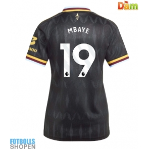 Billiga Aston Villa Ibrahim Mbaye #19 Bortatröja Dam 2026-27 Kortärmad